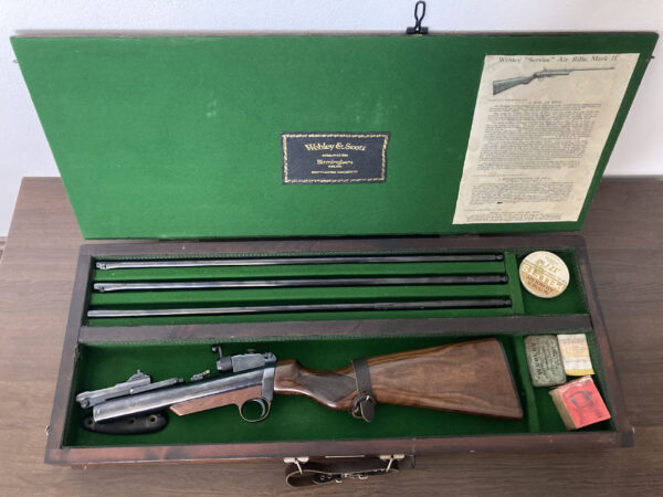 Webley & Scott | Service Air Rifle Mk II (1935) | kompletní tříhlavňový set | rarita